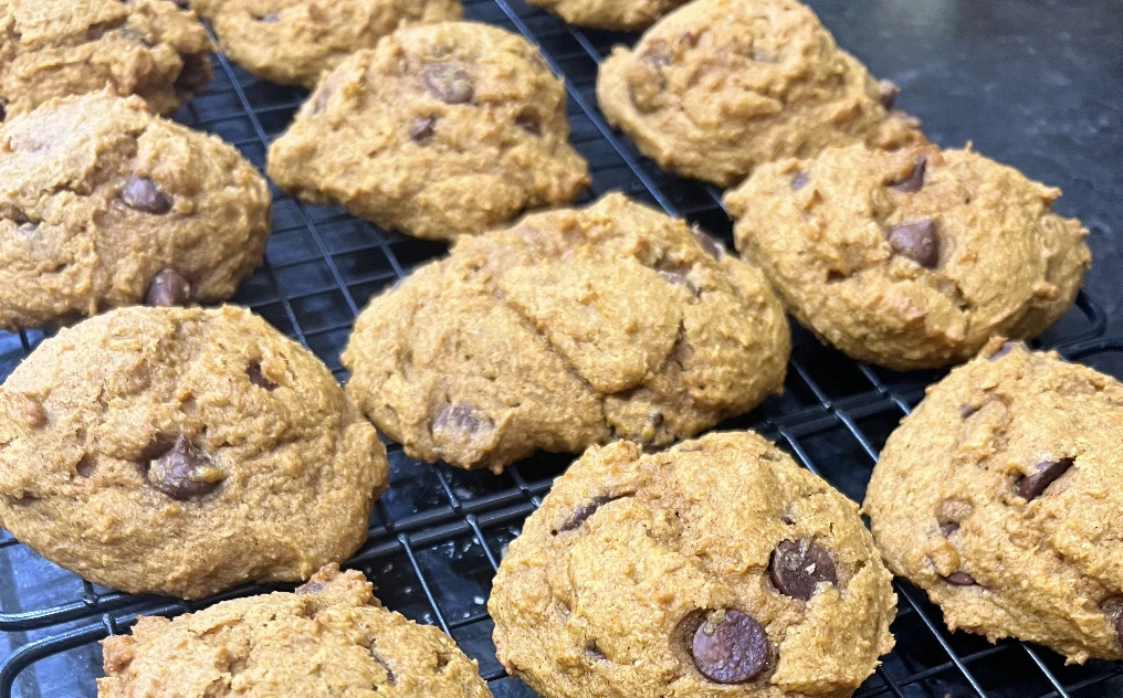 Fresh milled flour Pumpkin Cookies